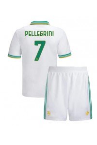 AS Roma Lorenzo Pellegrini #7 Babyklær Tredje Fotballdrakt til barn 2025-26 Korte ermer (+ Korte bukser)